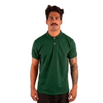POLO BASICA LISA VERDE MORACEO
