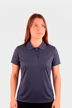 POLO BASICA LISA FEMININA MARINHO