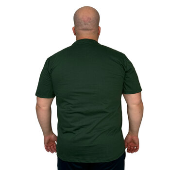 CAMISETA BASICA PLUS SIZE VERDE MUSGO