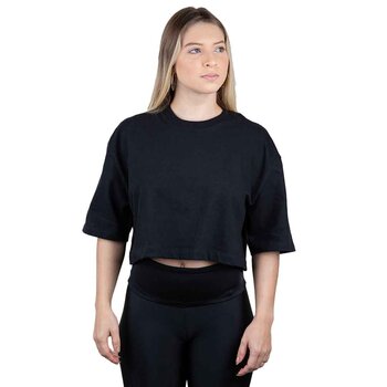 CROPPED OVERSIZED MALHÃO PRETO