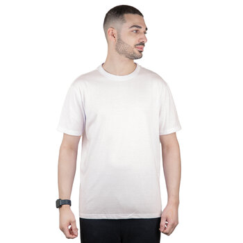 CAMISETA BASICA LISA OFF WHITE