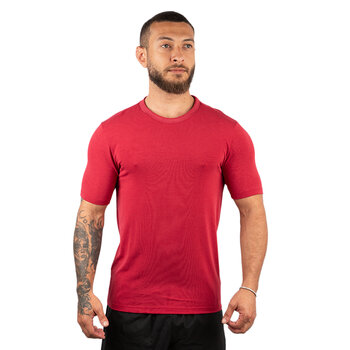 CAMISETA BASICA MODAL BORDO