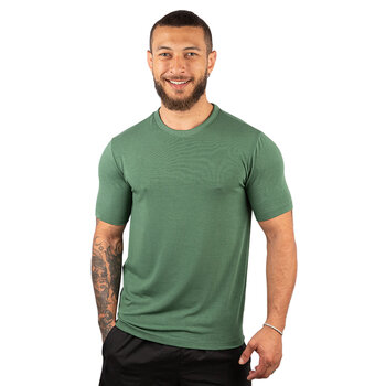 CAMISETA BASICA MODAL VERDE MUSGO