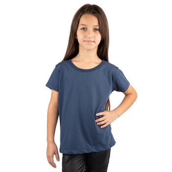 CAMISETA BASICA LISA INFANTIL MARINHO