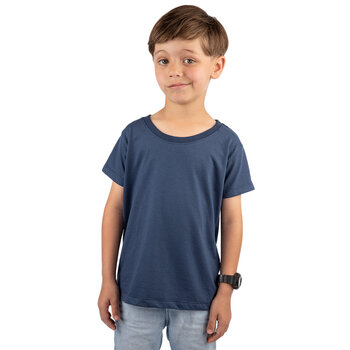 CAMISETA BASICA LISA INFANTIL MARINHO