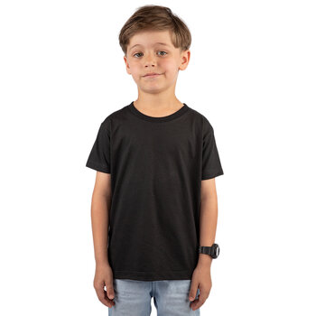 CAMISETA BASICA LISA INFANTIL PRETA