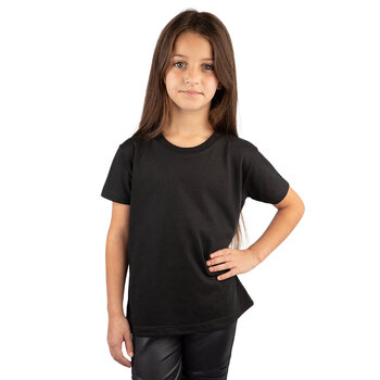 CAMISETA BASICA LISA INFANTIL PRETA