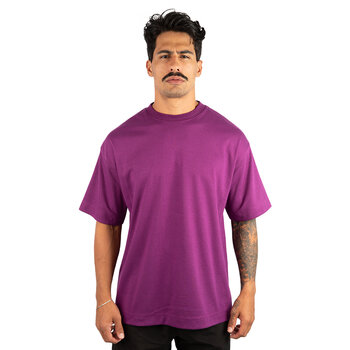 CAMISETA OVERSIZED MALHÃO LISA ROXO