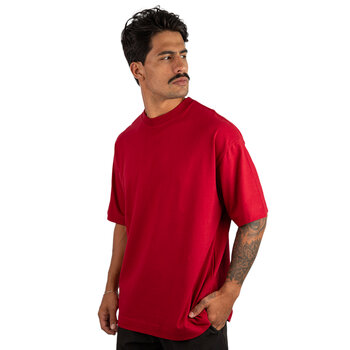 CAMISETA OVERSIZED MALHÃO LISA BORDO